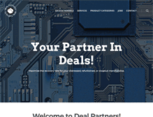 Tablet Screenshot of dealpartners.com